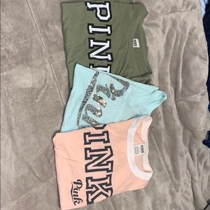 PINK bundle shirts! (3)